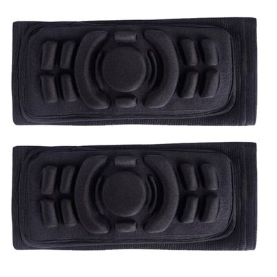 2pcs Black Sponge Elbow Brace Sleeve, Compression Elbow Support Protector for Outdoor Sports, Tennis, Basketball, and Fitness Use, Unisex Arm Relief and Joint Protection