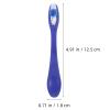 HOMSFOU 10pcs Mini Disposable Toothbrushes Short Handle Soft Bristles Prison Toothbrushes Portable Travel Size Manual Tooth Brushes for Correctional Facilities view 2