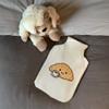 Azeeda 'Smiling Croissant with Coffee' Hot Water Bottle Cover (HW00048232) view 2