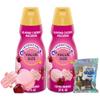 Premium Liquid Coffee Creamer.- Pack of Two (2) 32 fl oz Bottles of Smooth & Creamy Delightful Coffee Creamer and Candy Freezer Freezer Dried Ice Cream Bites (Almond Cherry Macaron) - Candy view 1
