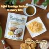 Baked Coconut Chips Thai Crispy Snack, Toasted Coconut Flakes, 50g Bag (3, 50g.) view 2