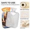 Grizzly Bears Landscape Hot Water Bottle with Soft Cover Hot Water Bag for Pain Relief Medium view 4