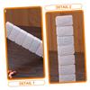 Hoement 7pcs Braille Weekly Medication Organizer Pill Box Storage Container with Blind-Safe Design for 7-Day Daily Use and Portable Travel view 3