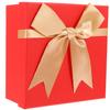 TEHAUX Red Small Box 15x15x7cm Wedding Favor Box Candy Holder Birthday Present Wrapping Party Packaging view 1