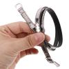 Cabilock Detachable Anti-drop High Heel Shoe Straps Gunmetal Color Adjustable Heel Straps for Wide Ankles Womens Shoe Lace Extenders for Secure Fit view 3