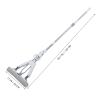 Tofficu Foldable Sponge Mop for Floor Cleaning, 28cm Dual-Head White Lazy Wet and Dry Household Mop with Self-Wringing Absorbent Cotton, Suitable for Tile Marble Laminate Floors view 2