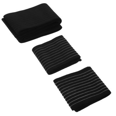 WATIIFUFU Self-adhesive Elastic Knee Brace Set with Wrap Support and Protective Pads, Includes 40cm Band, 70cm Ankle Wrap, and 150cm Knee Compression Sleeve for Sports Injury and Joint