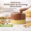 Dubai Chocolate Jar - 5.2 oz Chocolate Kataifi Pistachio Cream with Tahini Dubai Chocolate Bar Spread for Waffles & Pancakes, Desserts, & Gourmet Gift view 2