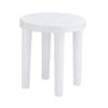 FOYTOKI Small Plastic Non-Slip Thickened Stool, 25x27cm Round Low Stool, Household Bathroom Anti-Skid Furniture Seating view 1