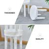 FOYTOKI Small Plastic Non-Slip Thickened Stool, 25x27cm Round Low Stool, Household Bathroom Anti-Skid Furniture Seating view 3