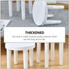FOYTOKI Small Plastic Non-Slip Thickened Stool, 25x27cm Round Low Stool, Household Bathroom Anti-Skid Furniture Seating view 4