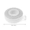 GLEAVI Lace Ribbon 30mm White 22 Yards Roll for Wrapping and DIY Crafts, Wedding Decoration Trim Ribbon for Present Wrap, Sewing, Floral Arrangements, and Handmade Bows view 2