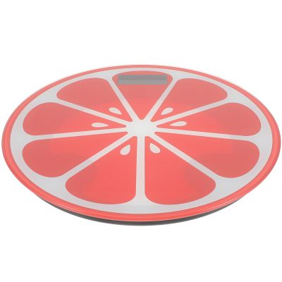 Abaodam Digital Watermelon Shape Weight Scale Mini Round Fitness Weight Scale for Home Use