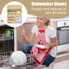 Eco Friendly Dishwasher Tablets - Detergent Sheets for Kitchen Appliances | Dissolving Film with Powerful Grease Removal, Easy to Use for Daily Dishwashing and Spotless Results 2.76x4.33 in view 2