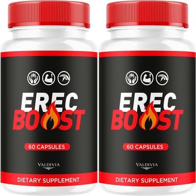 (2 Pack) ErecBoost Capsules, Original Capsulas Supplement Pastillas - Advanced Formula, 120 Capsules for 2 Months