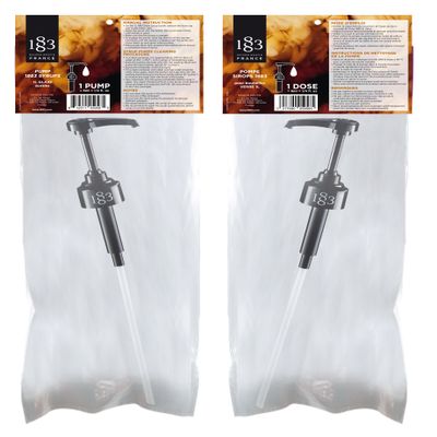 1883 Syrup Pump for 1 Liter Glass Bottles Coffee Syrup Dispenser, Precise Portion Control Pump for 1883 Coffee Syrups, Barista Syrup Pump Replacement (Pack of 2)