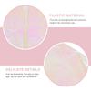 HOMSFOU Iridescent Waterproof Cellophane Flower Wrapper 10 Sheets Packaging Paper for Bouquet Wrapping and Decoration view 3