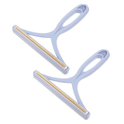 CLISPEED 2pcs Lint Remover for Clothes and Carpet Pilling Removal Tool with Electrostatic Hair Scraper Fabric Sweater Hair Remover for Pet and Household Use