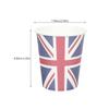 KALLORY Union Jack Paper Cups 16pcs Disposable Water Cups British Theme for Home Tea Juice and Birthday Supplies view 2