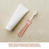 DINHEAROM 3pcs Toothbrush Set with Extra Gentle Thin Bristles, Manual Cartoon Animal Design, Gentle Gum Care, Suitable for Home and Travel Oral Care view 3
