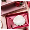 KOMBIUDA Pearlescent White Seashell Candy Boxes 20pcs Small Candy Jar and Jewelry Storage Containers for Wedding Party Favor Packaging view 3