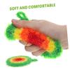 Ciieeo Dish Towels 5pcs Thick Water Absorbent Kitchen Washcloths Hanging Crochet Cleaning Cloths for Home Dishwashing and Cutlery Random Color view 3