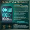 3-PACK Oral Probiotics for Teeth, Bad Breath, Gum Health - 3bn CFU K12 Lactobacillus Salivarius, Acidophilus, Casei, Dental Probiotic in a Travel Tin - 135Fresh Breath Mint Dental Probiotics Pills view 2