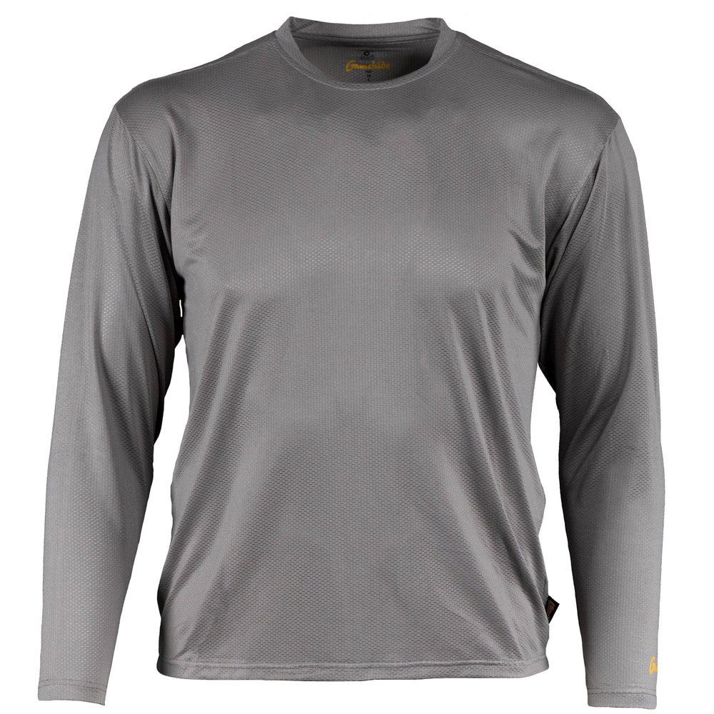 Insect Shield ElimiTick AeroFlex Long Sleeve Crew Neck Stretch Fabric Shirt (Grey, 3X-Large)