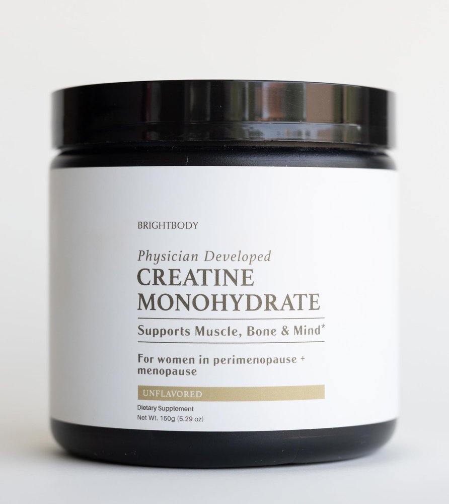 BRIGHT BODY Pure Creatine for Women Creatine Monohydrate Powder, Unflavored Micronized Creatine Supplement for Strength & Recovery, Pure Creatine for Women, 30 Servings (150g)