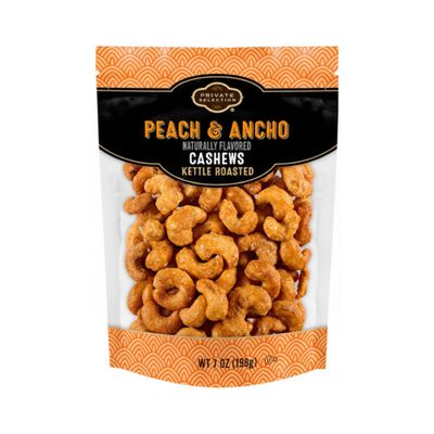 PS Peach and Ancho Flavored Kettle Roasted Cashews 7 oz