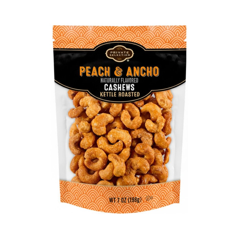 PS Peach and Ancho Flavored Kettle Roasted Cashews 7 oz