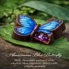 Gourmet Chocolate Gift Box, 6-Piece Assortment, Hummingbird Butterfly Lizard Bird Designs, Gold Packaging view 2