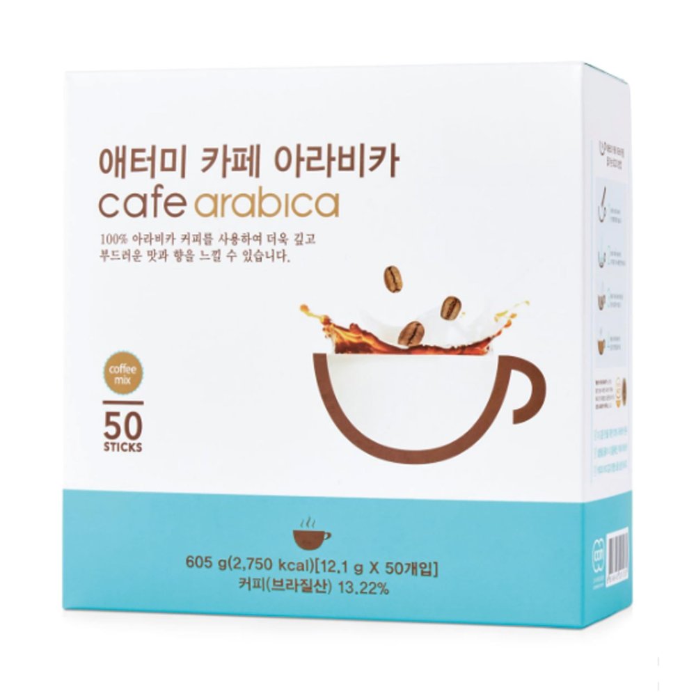 A-rabica Coffee Sticks 50T, Single-Serve Powder Packets