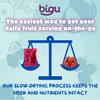Bigu Strawberry Fruit Rolls (5 Pack) - Natural Fruit Leather Snack, No Added Sugar, Vegan, Gluten Free, Kosher - 2 Rolls per Pouch (10 Total), Healthy Kids Snack view 4