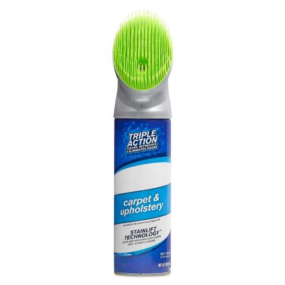 Carpet and Upholstery Foam Cleaner with Built-in Brush, Triple Action Stainlift Technology for Stairs, Fabrics, Pet Odors