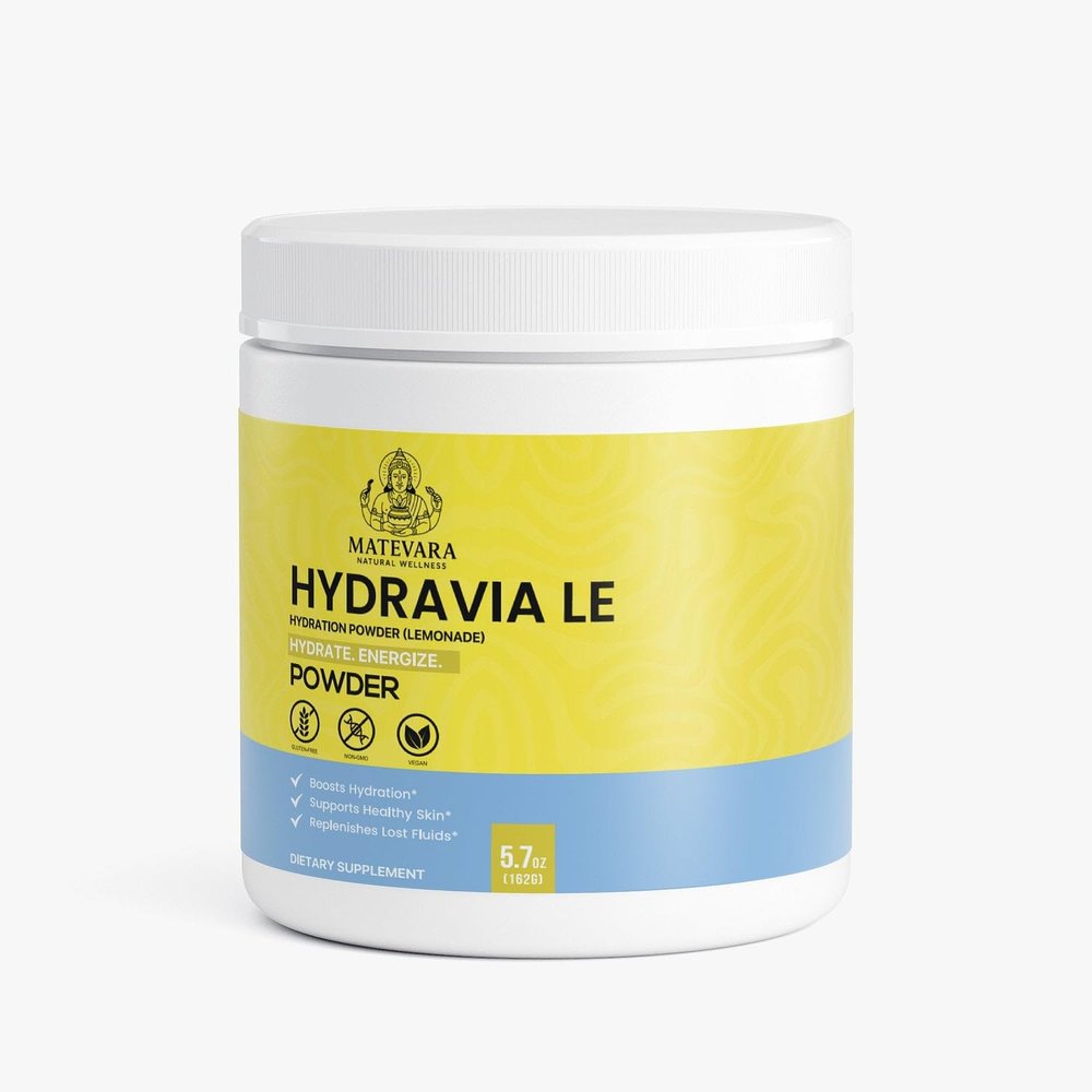 Matevara Hydravia Hydration Powder | 5.71 Oz (Lemonade)