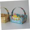 TEHAUX Easter Candy Boxes 50pcs DIY Party Favor Basket Snack Holder Green Floral Boxes for Cookies Sweets Packaging Easter Decor Party Supplies view 4