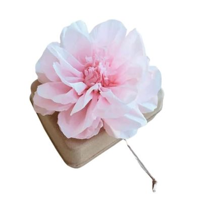 Biodegradable Water Burial Urn Kit with Pink Flower Cruise Approved Ocean Ashes Scattering Ceremony with Certificate (3 Sizes) (Large)