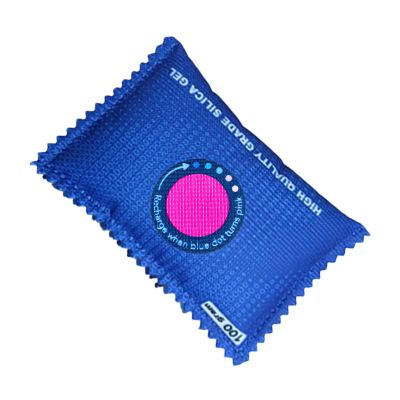Humidity Buffer - Dry Packs for Wardrobe | Orange to Green Indicating Beads with Porous Membrane, Microwaveable Refresh Cycle & Silica Core for Coats, Watches, Cables and Seeds