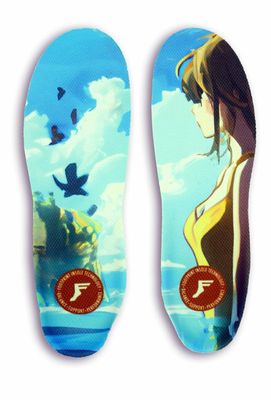 FP Insoles Gamechangers Elite Heat Moldable Insoles for Plantar Fasciitis (Dreamer - Infinity Foam, M 8/8.5 | W 10/10.5, High (5mm Toe 10mm Heel))
