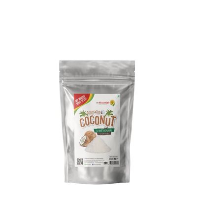 Unsweetened Shredded Coconut Flakes - Dried Coconut for Baking, Cooking, and Toppings 200g