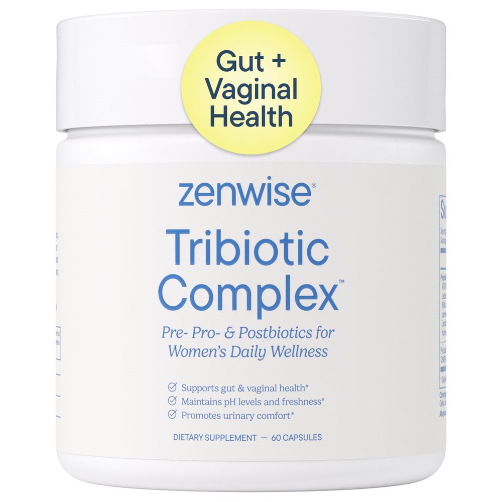 Zenwise Health Tribiotic, Probiotics, Prebiotics for Women - 60 CT