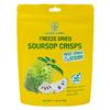 NOKKI FARM Freeze Dried Soursop chunk Crisps (Guanabana Fruit)- Healthy & Exotic Tropical Superfood Snack, No Added Sugar or Preservatives, Kid-Approved, Shelf-Stable & Portable for On-The-Go Snacking 1.76oz view 1