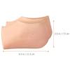 Luxshiny Invisible Height Increase Insoles 2.5cm Sebs Heel Lift Cushions 1 Pair Skin Color Comfortable Half Shoe Inserts Unisex Heel Protector Pads for Daily Wear view 2