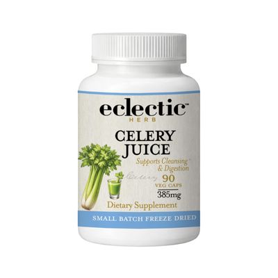 Eclectic Herb - Organic Celery Juice Capsules | Nutritional Supplement | Hydration + Wellness Support, Vitamins + Minerals | Freeze Dried, USDA Organic, Non GMO, Vegan, Gluten Free (90 CT | 385 mg)