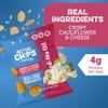 Baked Cauliflower & Aged Cheese Crisps by GOOD CHIPS! Oil-Free, High Protein, Guilt-Free Healthy Snack 0.7 oz bags - Pack of 20 view 2