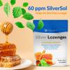 Silver Lozenges with Organic Manuka Honey and Vitamin C - All-Natural Nano Silver 45-50mcg of 60 PPM Colloidal Mineral Drops to Support Immune System, Soothe, Cool Cough & Throat, 144-Lozenges view 4