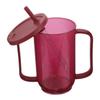 VICASKY Adaptive Nursing Mug for Elderly Bedridden Patients, Spill Proof Feeding Cup with Straw, No Spill Sippy Cup for Adults, Healthcare Drinking Aid for Disabled and Convalescent Use view 1