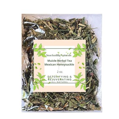 Snackadilly Muicle Herbal Tea, Mexican Honeysuckle 2 oz - Reclosable Bag For Freshness