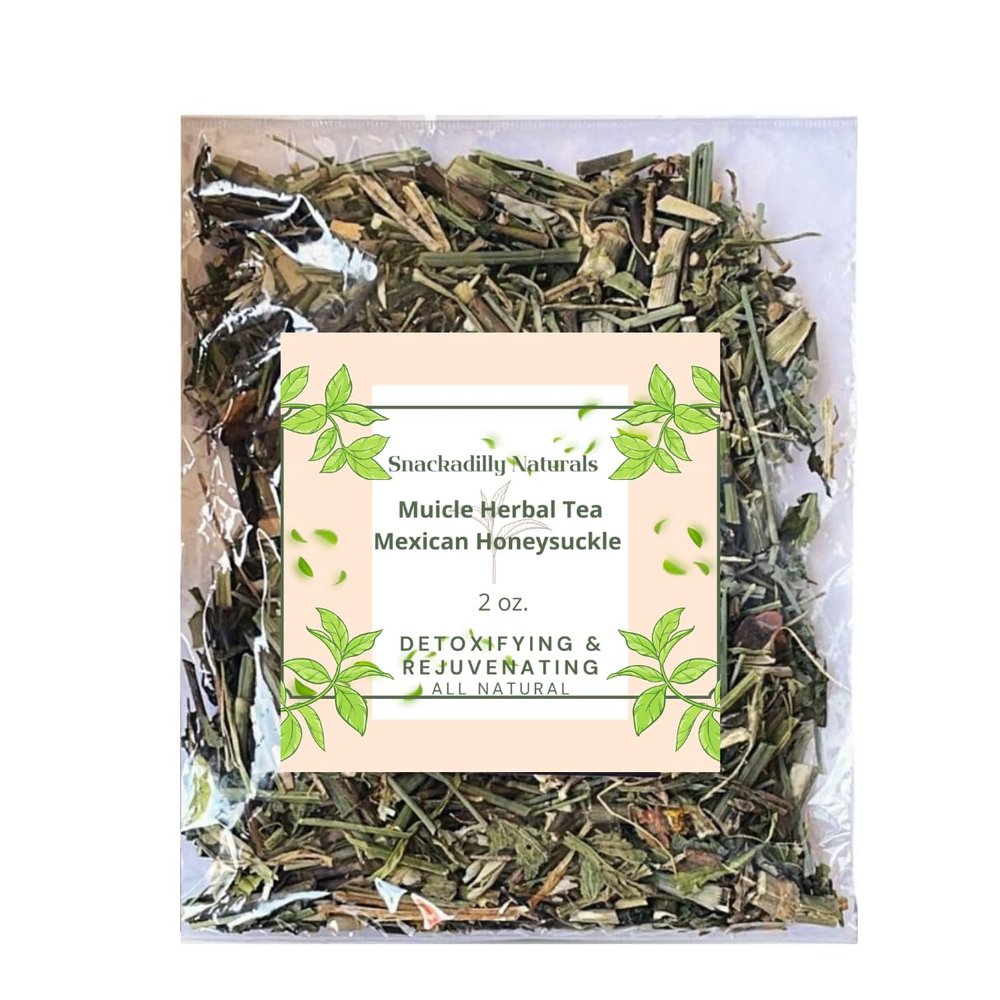 Snackadilly Muicle Herbal Tea, Mexican Honeysuckle 2 oz - Reclosable Bag For Freshness
